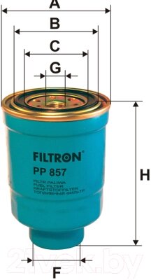 Топливный фильтр Filtron PP857 от компании Бесплатная доставка по Беларуси - фото 1