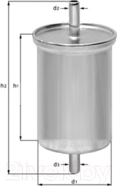 Топливный фильтр Knecht/Mahle KL2 от компании Бесплатная доставка по Беларуси - фото 1