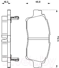 Тормозные колодки Bosch 0986424535 от компании Бесплатная доставка по Беларуси - фото 1