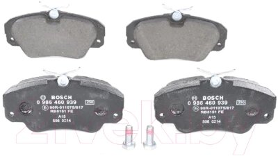 Тормозные колодки Bosch 0986460939 от компании Бесплатная доставка по Беларуси - фото 1