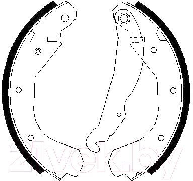 Тормозные колодки Bosch 0986487199 от компании Бесплатная доставка по Беларуси - фото 1