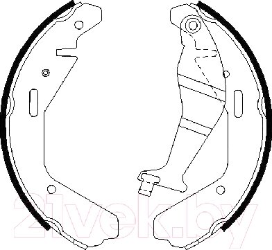 Тормозные колодки Bosch 0986487707 от компании Бесплатная доставка по Беларуси - фото 1