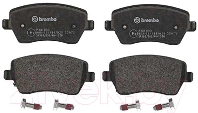 Тормозные колодки Brembo P68033 от компании Бесплатная доставка по Беларуси - фото 1