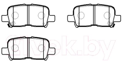 Тормозные колодки HSB HP5092 от компании Бесплатная доставка по Беларуси - фото 1
