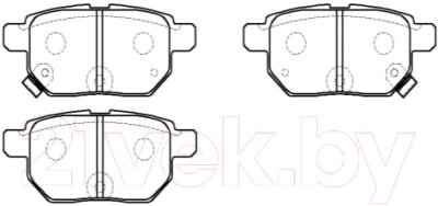 Тормозные колодки HSB HP5181 от компании Бесплатная доставка по Беларуси - фото 1