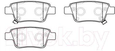 Тормозные колодки HSB HP9152 от компании Бесплатная доставка по Беларуси - фото 1