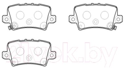 Тормозные колодки HSB HP9246 от компании Бесплатная доставка по Беларуси - фото 1