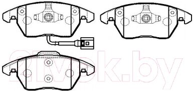 Тормозные колодки HSB HP9599 от компании Бесплатная доставка по Беларуси - фото 1