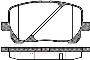 Тормозные колодки Remsa 095400