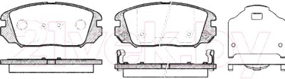 Тормозные колодки Stellox 002006SX от компании Бесплатная доставка по Беларуси - фото 1