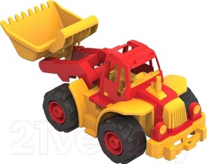 Трактор игрушечный Нордпласт Богатырь мини с грейдером / 299