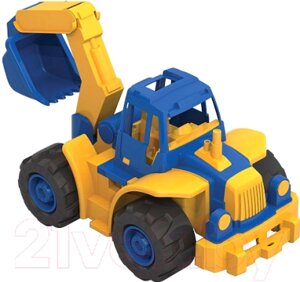 Трактор игрушечный Нордпласт Богатырь мини с ковшом / 298