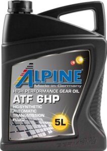 Трансмиссионное масло ALPINE ATF 6HP / 0101562