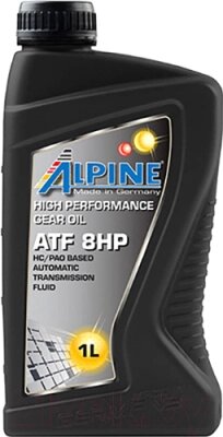 Трансмиссионное масло ALPINE ATF 8HP / 0101591 от компании Бесплатная доставка по Беларуси - фото 1