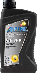Трансмиссионное масло ALPINE ATF 8HP / 0101591