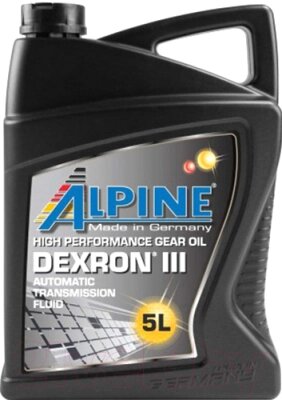 Трансмиссионное масло ALPINE ATF Dexron III / 0100662 от компании Бесплатная доставка по Беларуси - фото 1