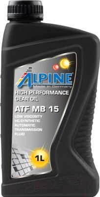 Трансмиссионное масло ALPINE ATF MB 15 / 0101551 от компании Бесплатная доставка по Беларуси - фото 1