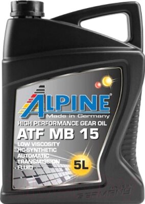 Трансмиссионное масло ALPINE ATF MB 15 / 0101552 от компании Бесплатная доставка по Беларуси - фото 1