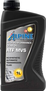 Трансмиссионное масло alpine ATF MVS / 0100731
