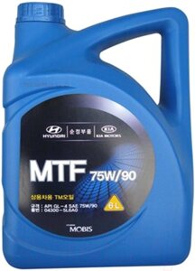 Трансмиссионное масло Hyundai/KIA MTF Gear Oil 75W90 / 043005L6A0