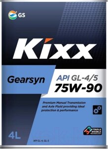 Трансмиссионное масло Kixx Gearsyn GL-4/5 75W90 / L296344TE1