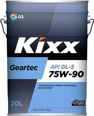 Трансмиссионное масло Kixx Geartec GL-5 75W90 / L296244TE1 от компании Бесплатная доставка по Беларуси - фото 1