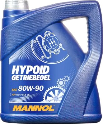 Трансмиссионное масло Mannol Hypoid 80W90 GL-4/GL-5 LS / MN8106-4 от компании Бесплатная доставка по Беларуси - фото 1