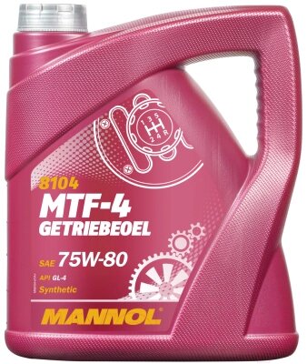 Трансмиссионное масло Mannol MTF-4 Getriebeoel 75W80 GL-4 / MN8104-4 от компании Бесплатная доставка по Беларуси - фото 1