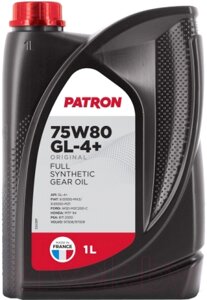 Трансмиссионное масло Patron Original GL4+ 75W80