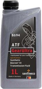 Трансмиссионное масло Senfineco ATF-DEX VI GearUltra / 8694