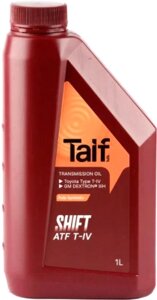 Трансмиссионное масло Taif Shift ATF T-IV