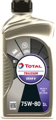 Трансмиссионное масло Total Traxium Gear 8 75W80 от компании Бесплатная доставка по Беларуси - фото 1