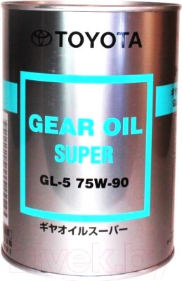 Трансмиссионное масло TOYOTA Gear Oil Super 75W90 / 0888502106 от компании Бесплатная доставка по Беларуси - фото 1