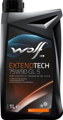 Трансмиссионное масло WOLF ExtendTech 75W90 GL 5 / 2209/1 от компании Бесплатная доставка по Беларуси - фото 1