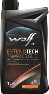 Трансмиссионное масло WOLF ExtendTech 75W90 LS GL 5 / 2410/1
