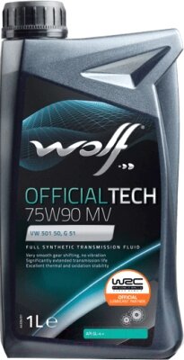 Трансмиссионное масло WOLF OfficialTech 75W90 MV / 2216/1 от компании Бесплатная доставка по Беларуси - фото 1