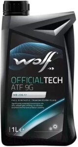 Трансмиссионное масло WOLF OfficialTech ATF 9G / 3017/1