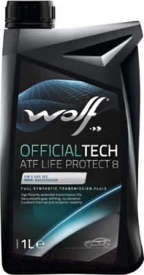 Трансмиссионное масло WOLF OfficialTech ATF Life Protect 8 / 3016/1 от компании Бесплатная доставка по Беларуси - фото 1
