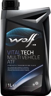 Трансмиссионное масло WOLF VitalTech Multi Vehicle ATF / 3010/1 от компании Бесплатная доставка по Беларуси - фото 1