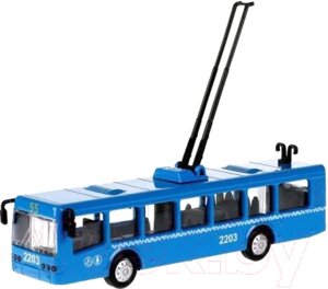 Троллейбус игрушечный Технопарк С резинкой / SB-18-11WB (NO IC).20-1