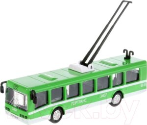 Троллейбус игрушечный Технопарк SB-16-65-GN-WB