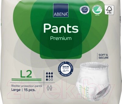 Трусы впитывающие для взрослых Abena Pants L2 Premium от компании Бесплатная доставка по Беларуси - фото 1