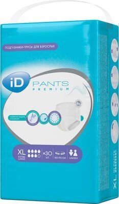 Трусы впитывающие для взрослых ID Pants Premium XL от компании Бесплатная доставка по Беларуси - фото 1