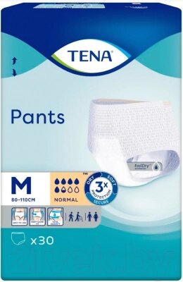 Трусы впитывающие для взрослых Tena Pants Normal Medium от компании Бесплатная доставка по Беларуси - фото 1