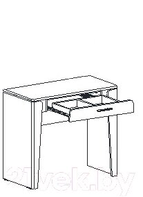 Туалетный столик Мебельград Мальта 850x440x765