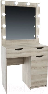 Туалетный столик с зеркалом Мир Мебели SV-22S с подсветкой от компании Бесплатная доставка по Беларуси - фото 1