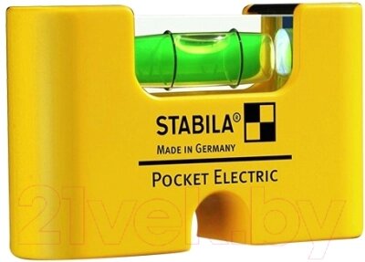Уровень строительный Stabila Pocket Electric 17775 от компании Бесплатная доставка по Беларуси - фото 1