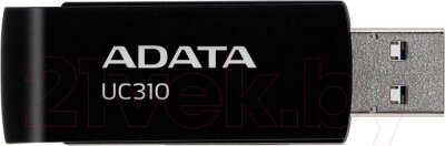 Usb flash накопитель A-data UC310 128GB (UC310-128G-RBK) от компании Бесплатная доставка по Беларуси - фото 1