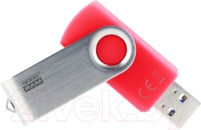 Usb flash накопитель Goodram UTS3 64GB (UTS3-0640R0R11) от компании Бесплатная доставка по Беларуси - фото 1