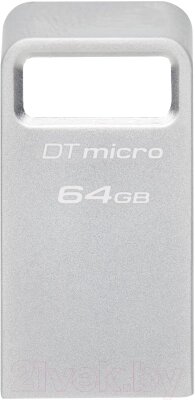 Usb flash накопитель Kingston Data Traveler Micro 64Gb (DTMC3G2/64GB) от компании Бесплатная доставка по Беларуси - фото 1